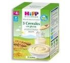 PAPILLA 3 CEREALES S/G BIO 400GR HIPP - Imagen 3