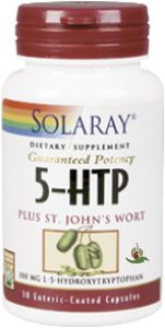 5-HTP WITH ST. JOHN’S WORT 30 CÁPSULAS – Solaray - Imagen 2