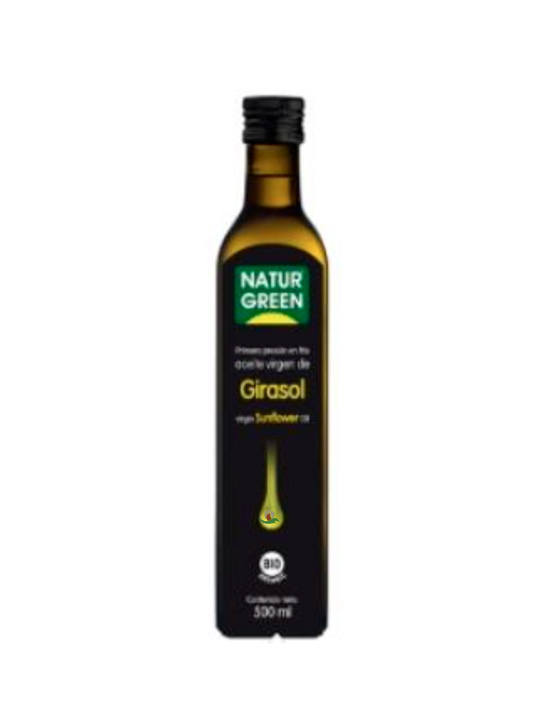 ACEITE DE GIRASOL 1ª presión frio 500ml BIO – NATURGREEN
