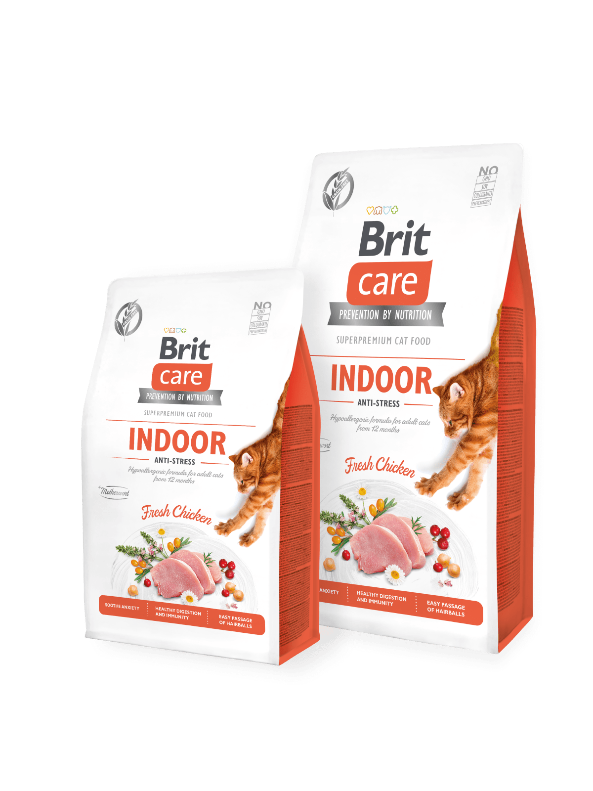 Brit Care Cat Indoor Anti-stress para gatos adultos con pollo