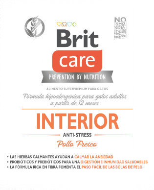 Brit Care Cat Indoor Anti-stress para gatos adultos con pollo - Imagen 3