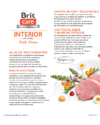 Brit Care Cat Indoor Anti-stress para gatos adultos con pollo - Imagen 4