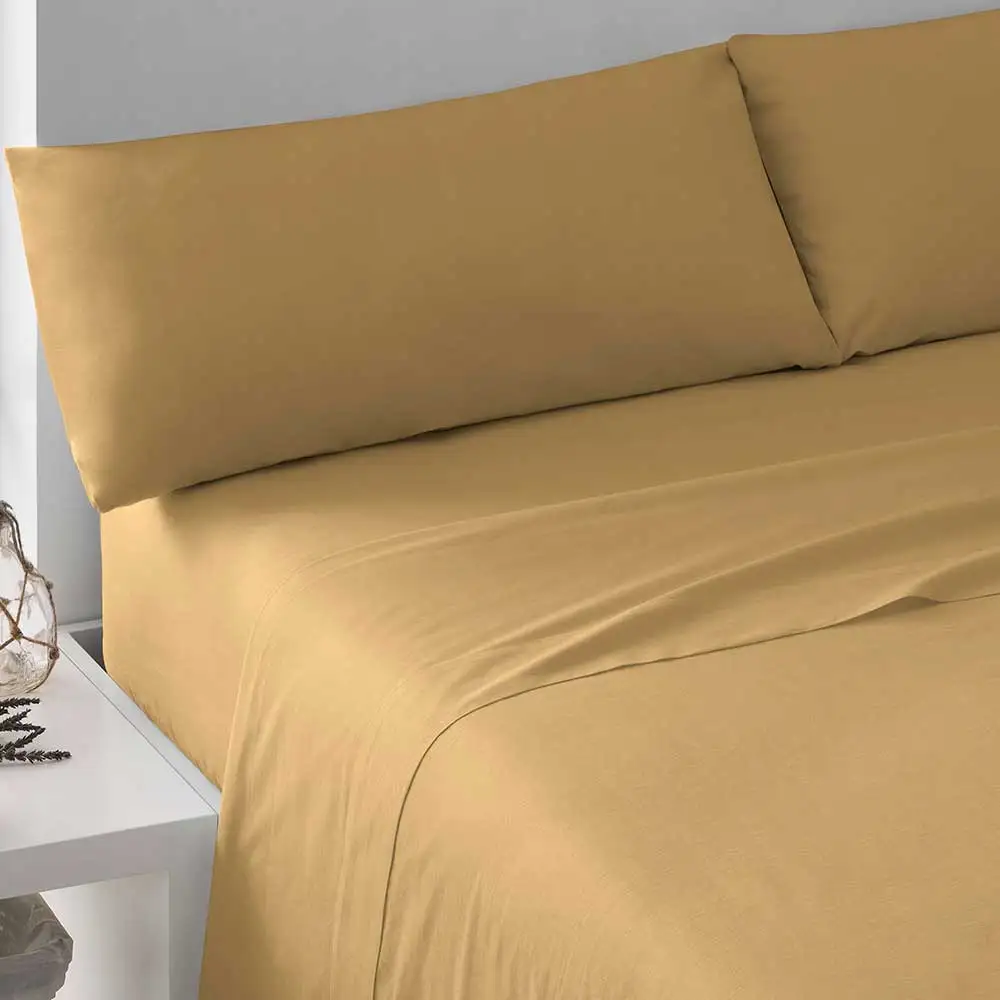 Tramas+ Juego de Sábanas Lisas 100% Algodón Suave y Resistente - Imagen 8