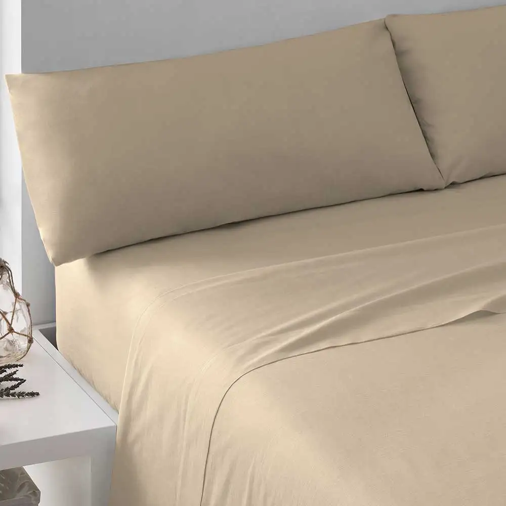 Tramas+ Juego de Sábanas Lisas 100% Algodón Suave y Resistente - Imagen 4
