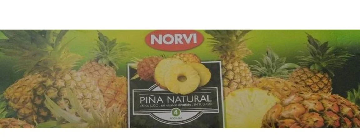 PIÑA EN SU JUGO TROZOS NORVI 140G 3U - Imagen 2