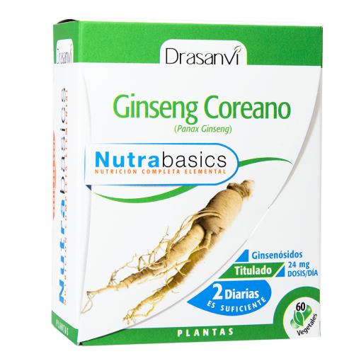 NUTRABASICS GINSENG COREANO 60 CAPSULAS