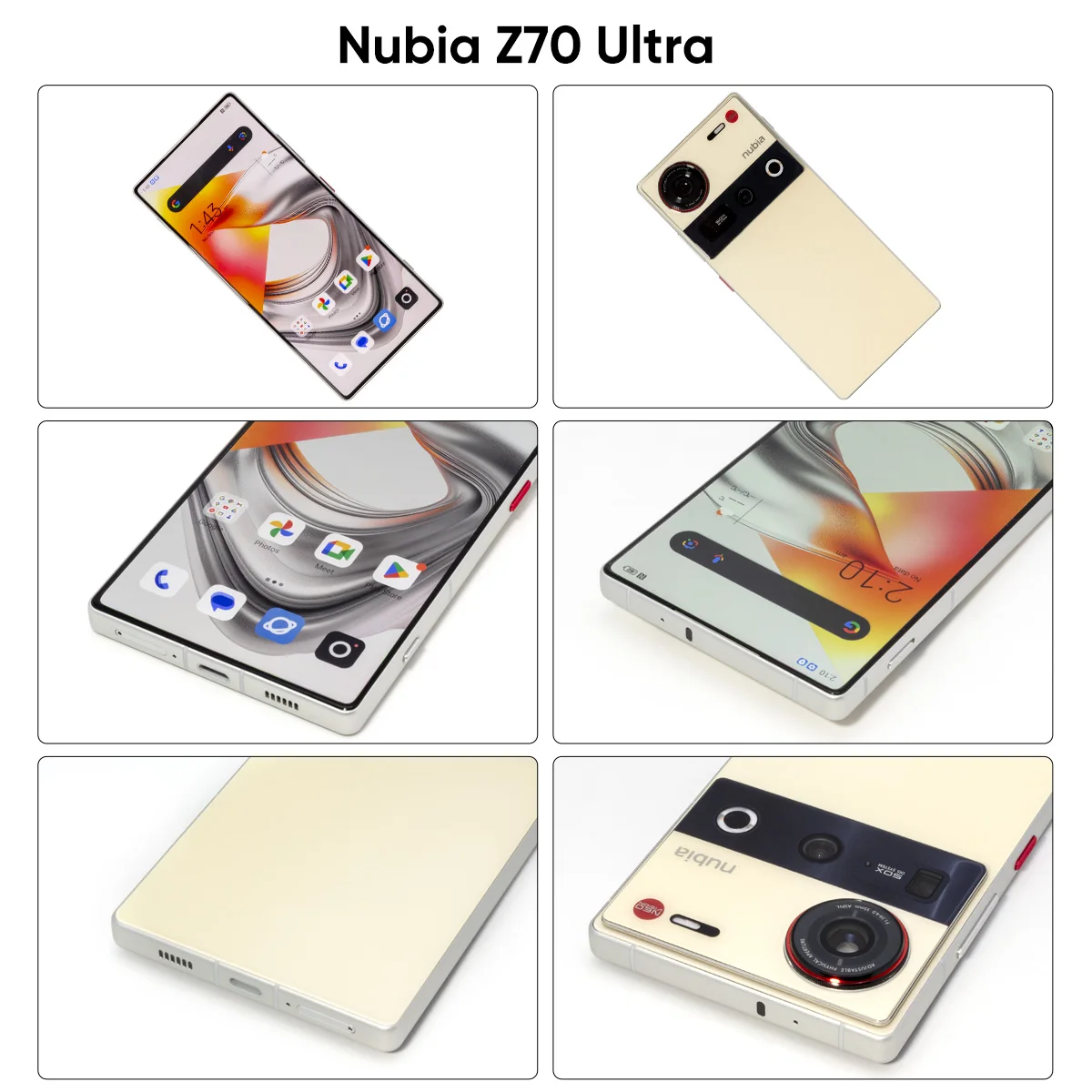 Nubia Z70 Ultra Smartphone 5G 6,85 ”144Hz cámara de pantalla completa 6150mAh batería IP68 impermeable NFC versión Global 100% nuevo - Imagen 6