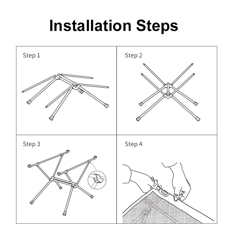 WESTTUNE-mesa plegable para acampar, mesa enrollable portátil de aleación de aluminio, ligera, 1680D, Oxford, para Picnic al aire libre - Imagen 7