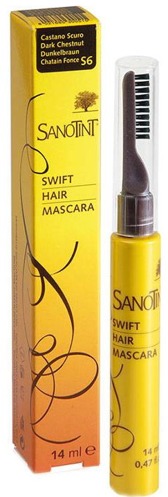 SANOTINT SWIFT HAIR MASCARA S6 CASTAÑO OSCURO 14 ML