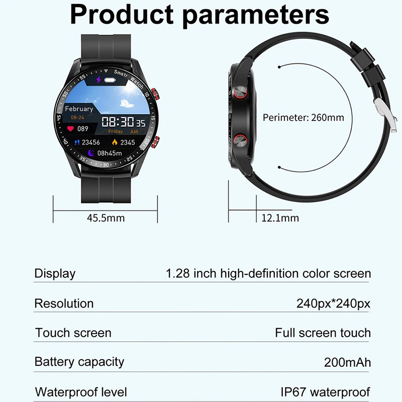 Para reloj GT Series reloj inteligente hombres mujeres pantalla HD Bluetooth llamada GPS Tracker ritmo cardíaco IP68 impermeable SmartWatch 2024 nuevo - Imagen 7