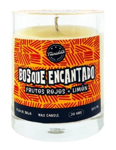 VELA VASO BOSQUE ENCANTADO 200 ML