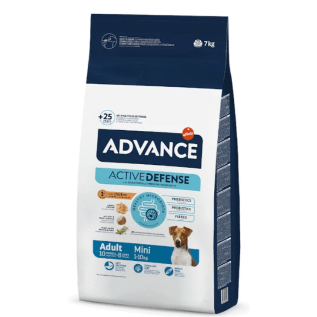 Advance Mini Adult pollo y arroz canine