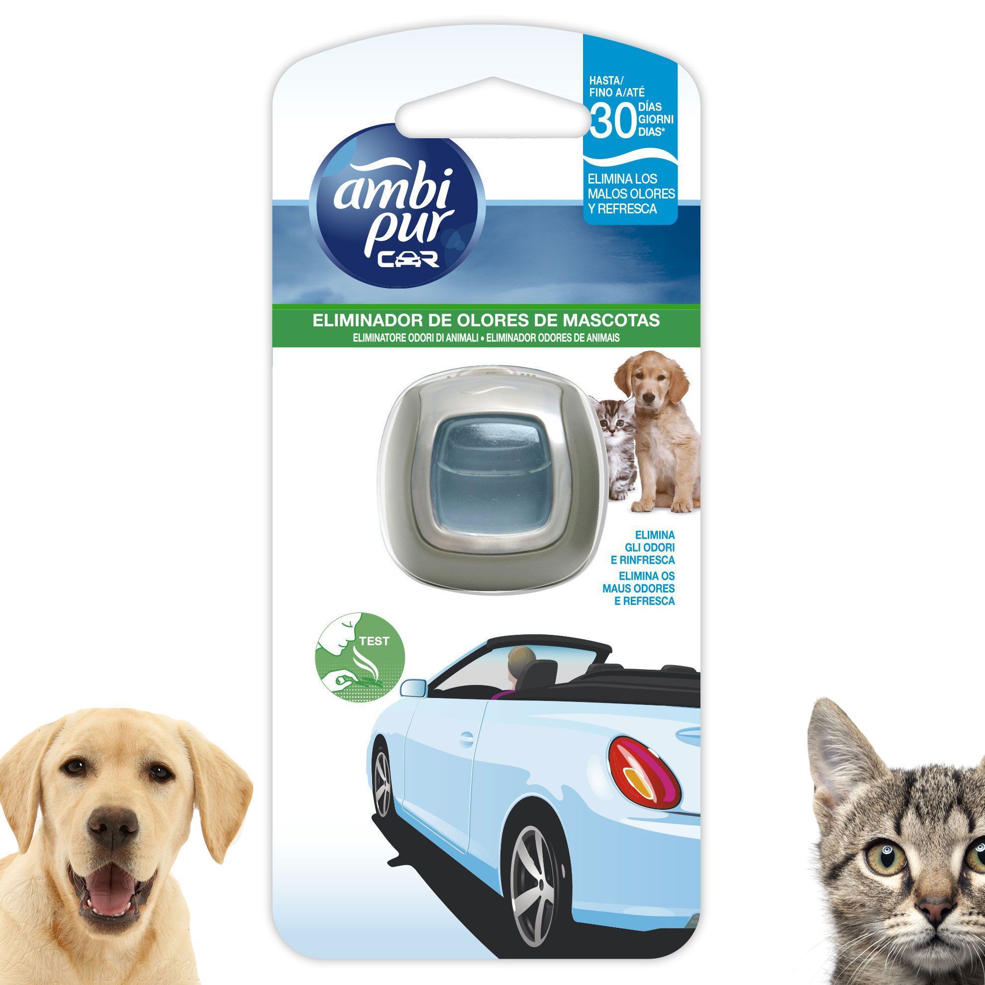 Ambipur Car Pet Care -Ambientador para coche especial pequeños animales
