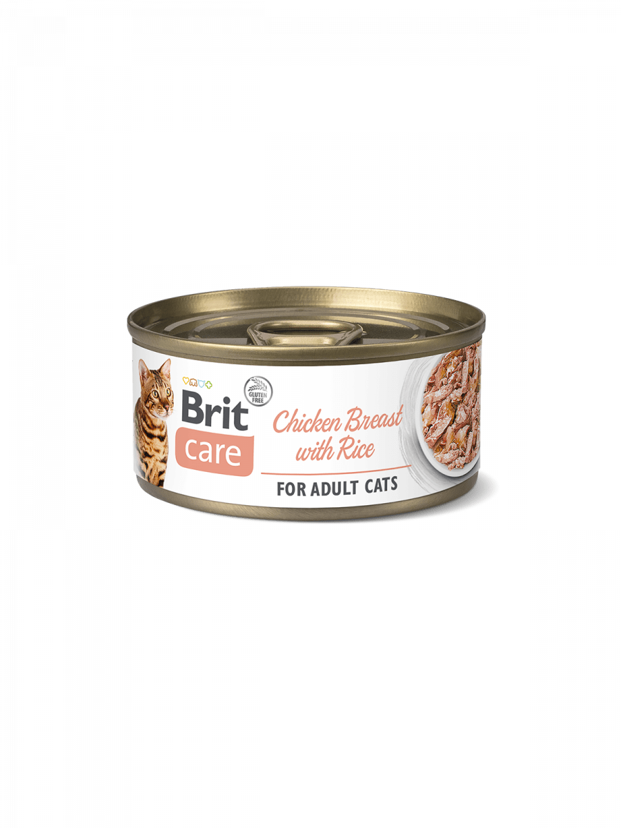 Brit Care Cat paté Pechuga de pollo con arroz 24ud - Imagen 2