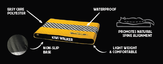 Kiwi Racing Bed Pet Fórmula cama para perro Rojo / Negro - Imagen 5