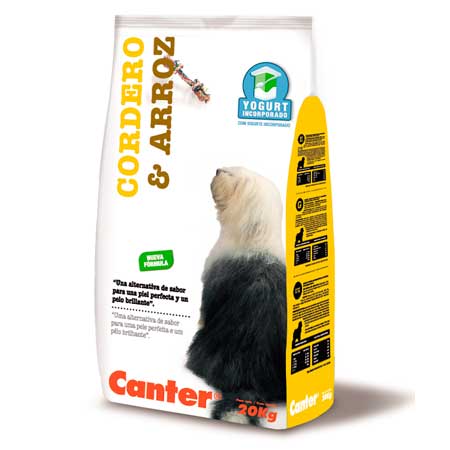 Canter pienso adultos CORDERO arroz con yogurt 20kg - Imagen 2