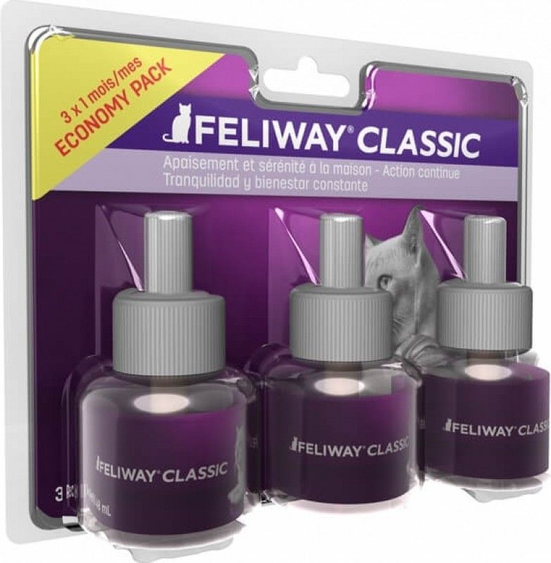 Feliway Classic recambio 48ml pack 3 recargas