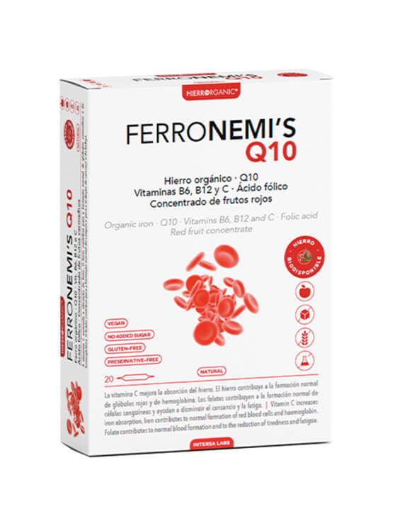 FERRONEMI’S Q10 – 20 ampollas – INTERSA LABS