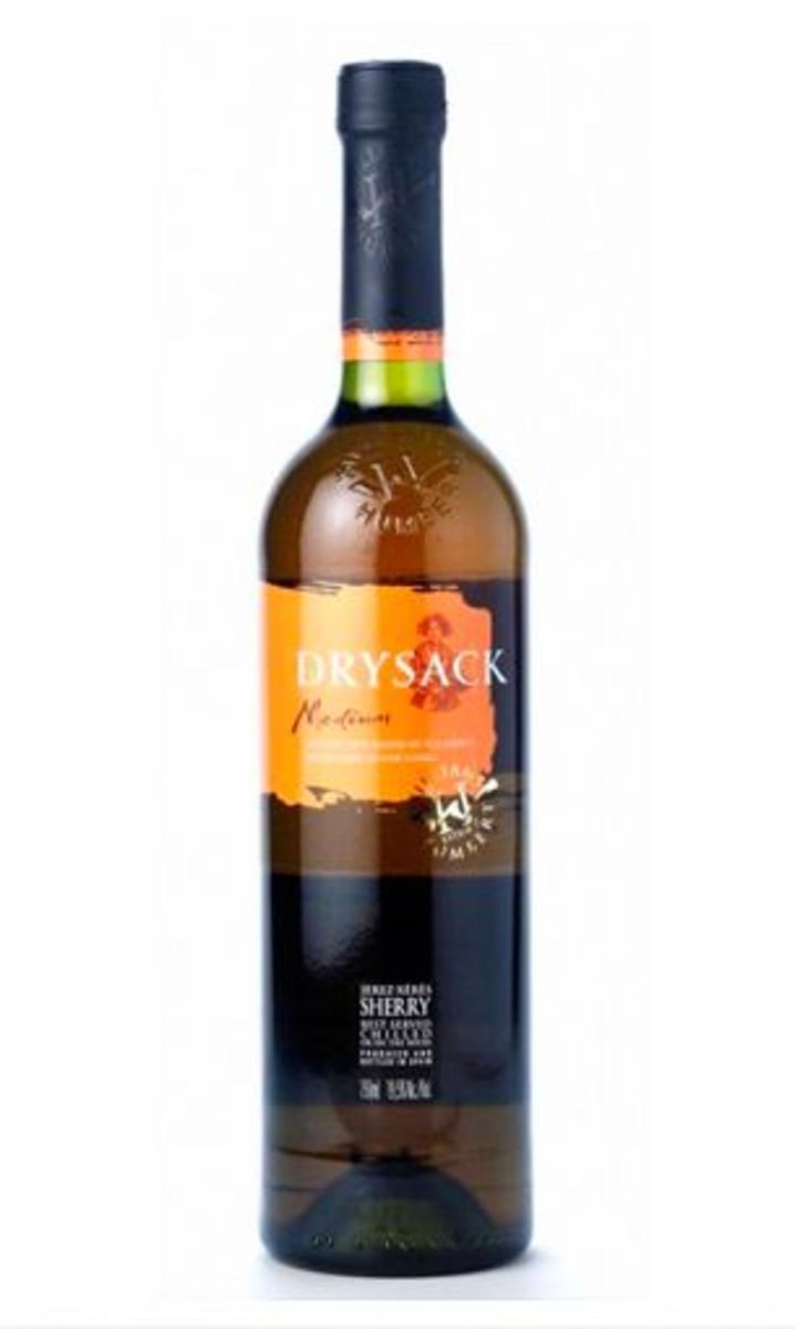 Vino generoso Dry Sack medium dry Jerez botella 75 cl