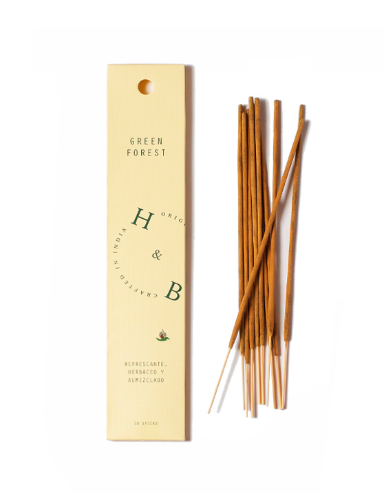 Incienso Green Forest aroma súper (Ecocert) – H&B INCENSE
