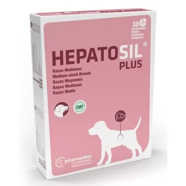Hepatosil Plus Razas Medianas 30 comprimidos - Imagen 2