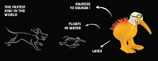 Juguete Látex Kiwi Nurse - Imagen 4