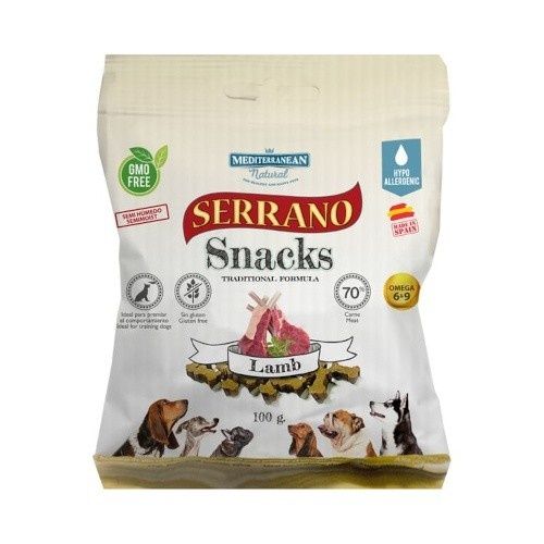 Mediterranean Natural Serrano Huesitos de Cordero para perros