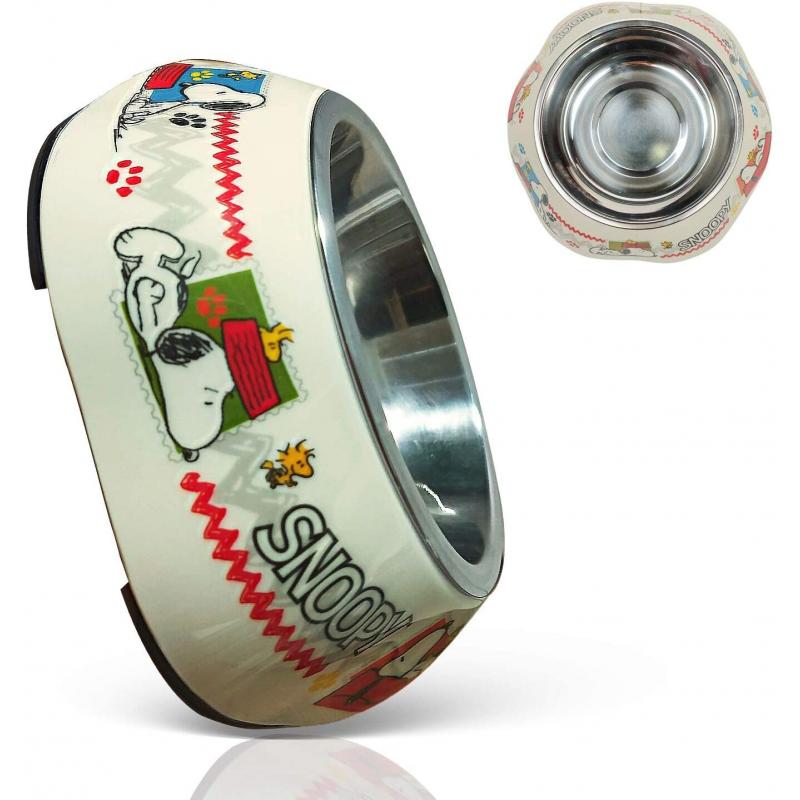 Comedero Snoopy de Acero Inoxidable para perros - Imagen 2