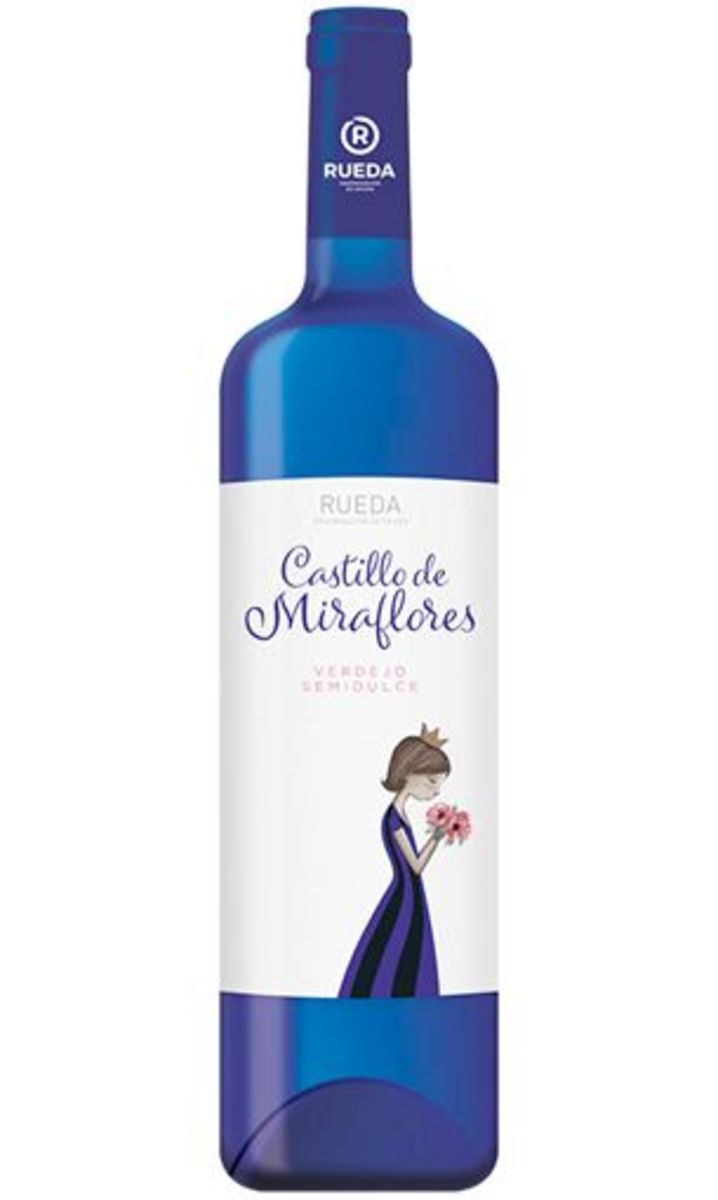 Vino blanco Valdespino Castillo de Miraflores Verdejo semiseco 75 cl
