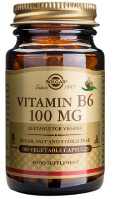 Vitamina B6 100 mg Cápsulas Vegetales