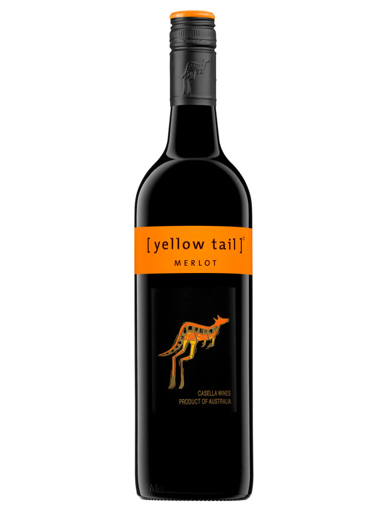 Yellow Tail Merlot vino tinto australiano botella